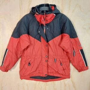 Obermeyer Ski Jacket, Red & Black Womens 12